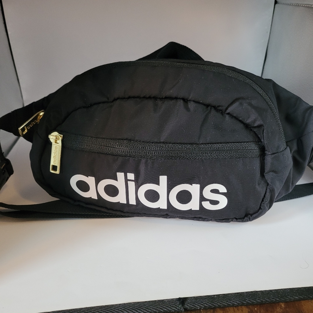 Adidas Black Crossbody, Fanny, Unisex Belt Bag
